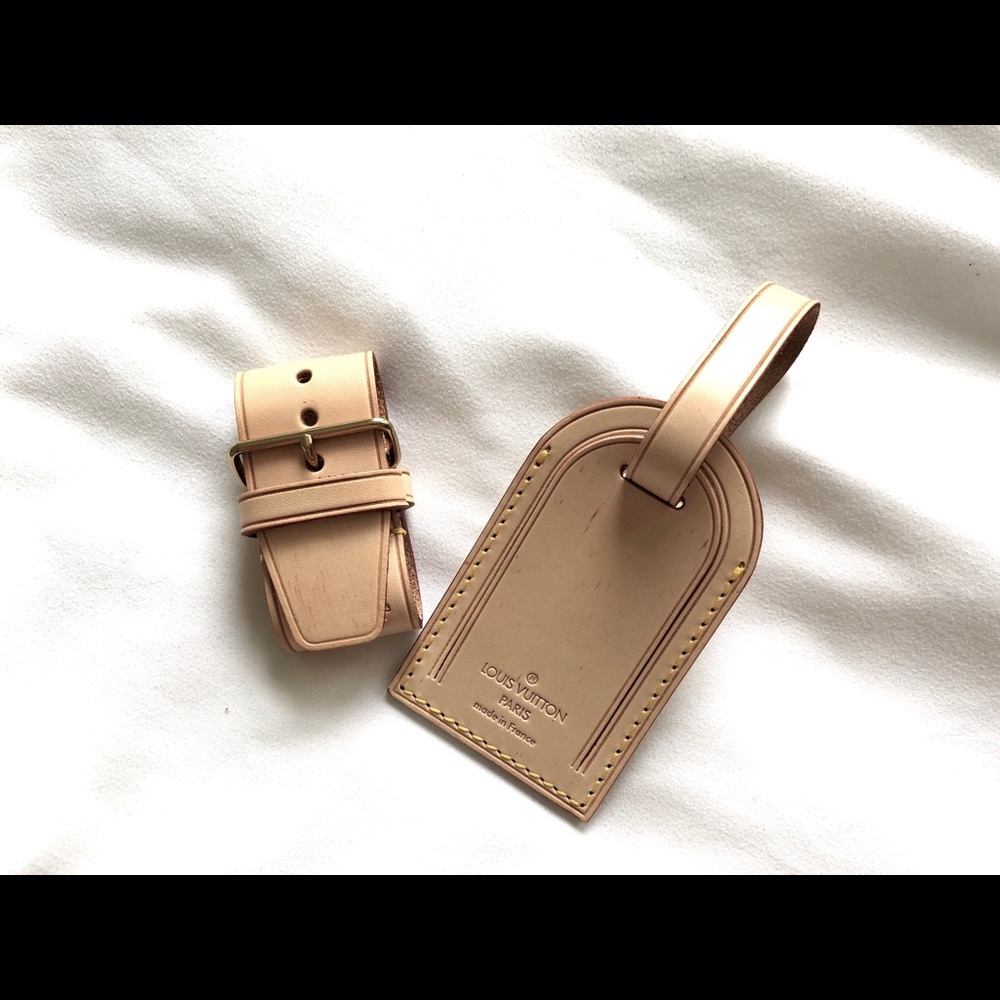 Louis Vuitton Vachetta Luggage Tag